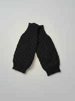 Fingerless gloves in black