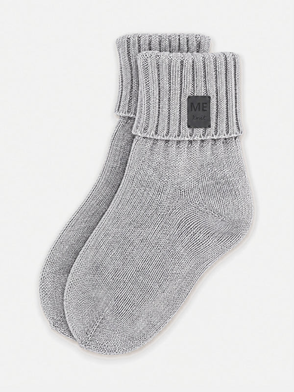Merino Socks, light grey – warm merino wool socks