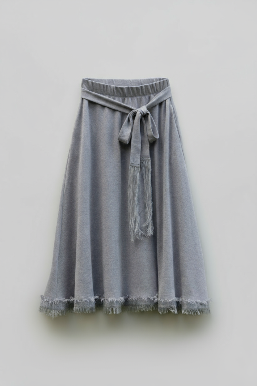 Gray skirt with reduced shadows