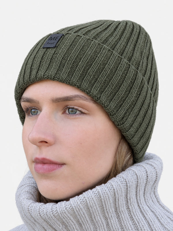 Ally Beanie, hat – 100% merino wool