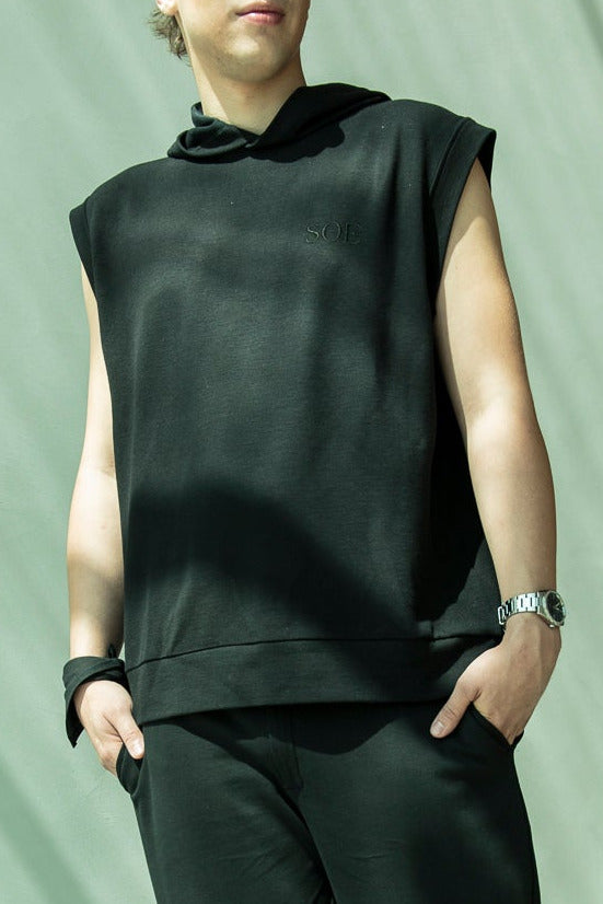 Harry vest – kapuutsiga meriinovillane vest