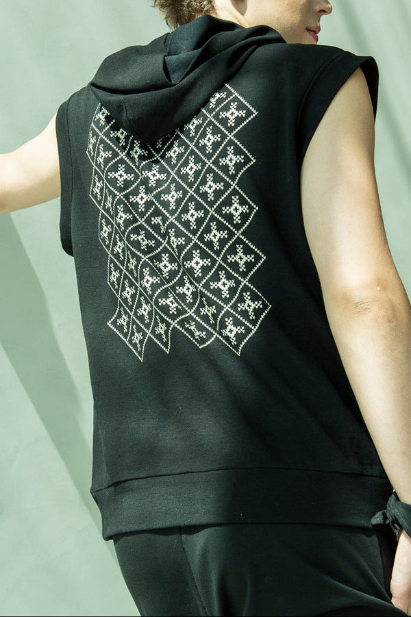 Harry vest – kapuutsiga meriinovillane vest