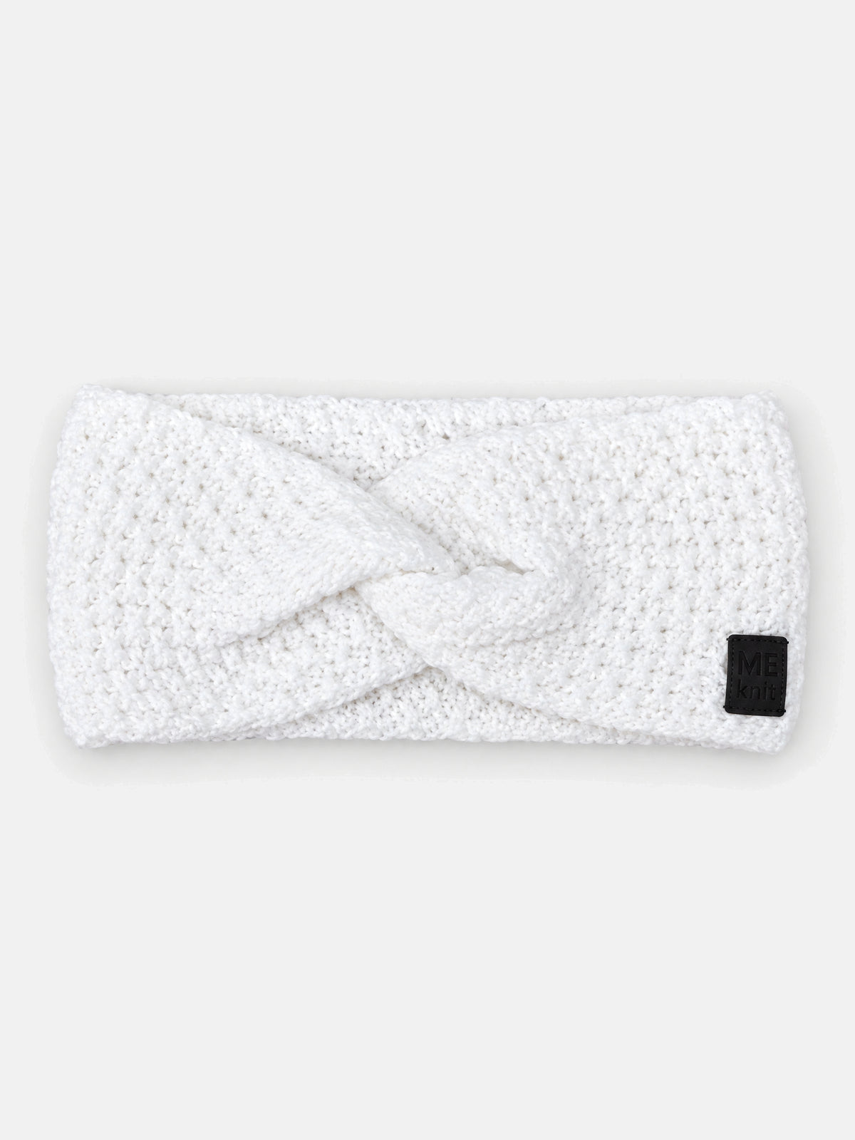Tuck peapael, valge – pitsilise mustriga meriinovillane peapael