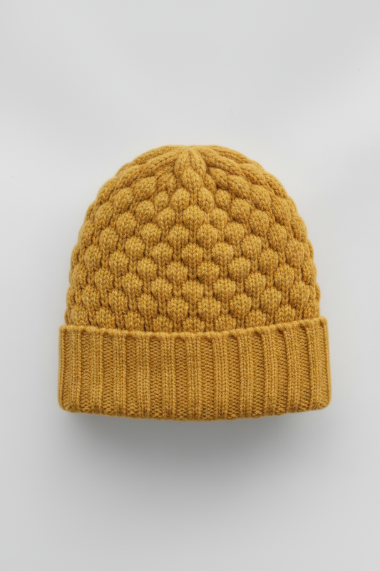 Mustard Yellow Beanie - Same Size