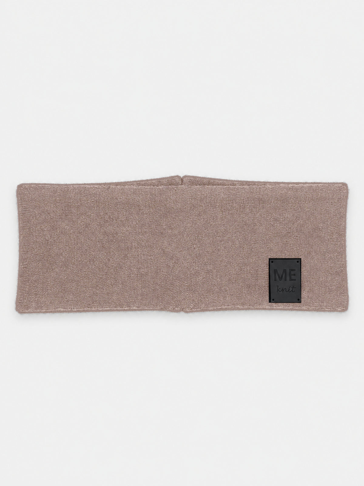 Thin Merino Headband, beige – smooth merino wool jersey headband