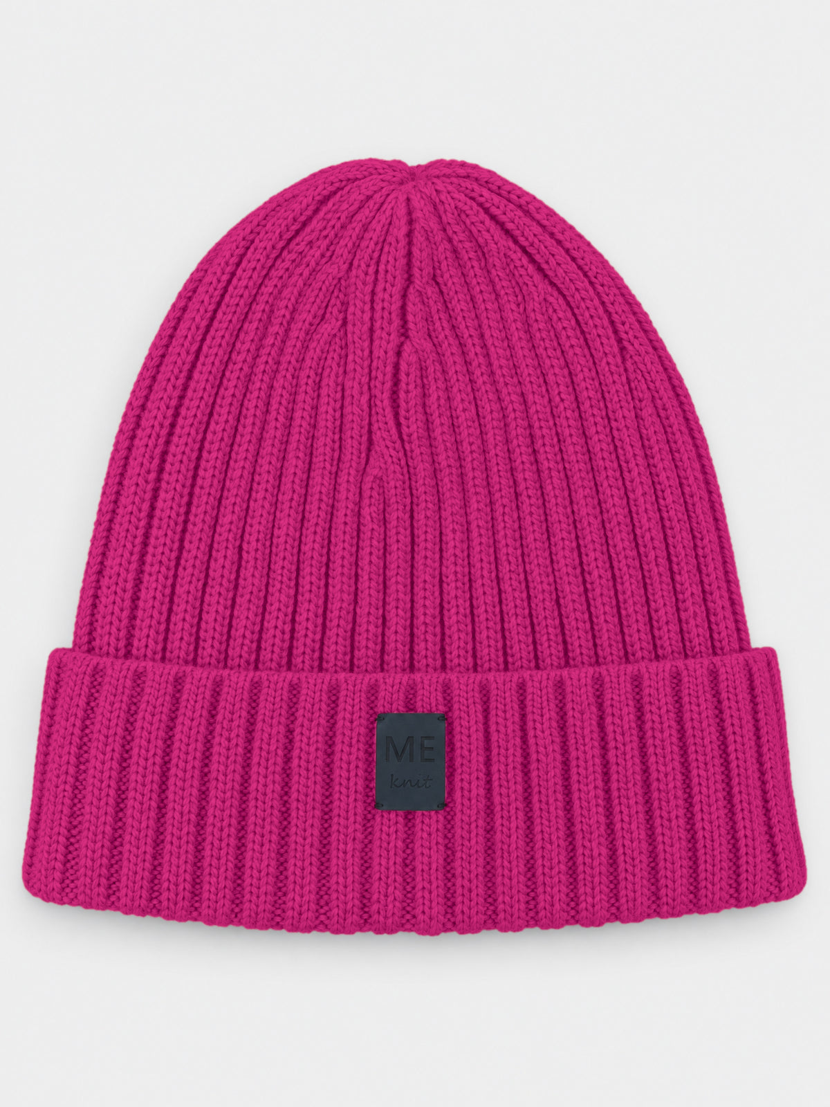 Ally müts, fuksia – meriinovillane soonikkoes müts