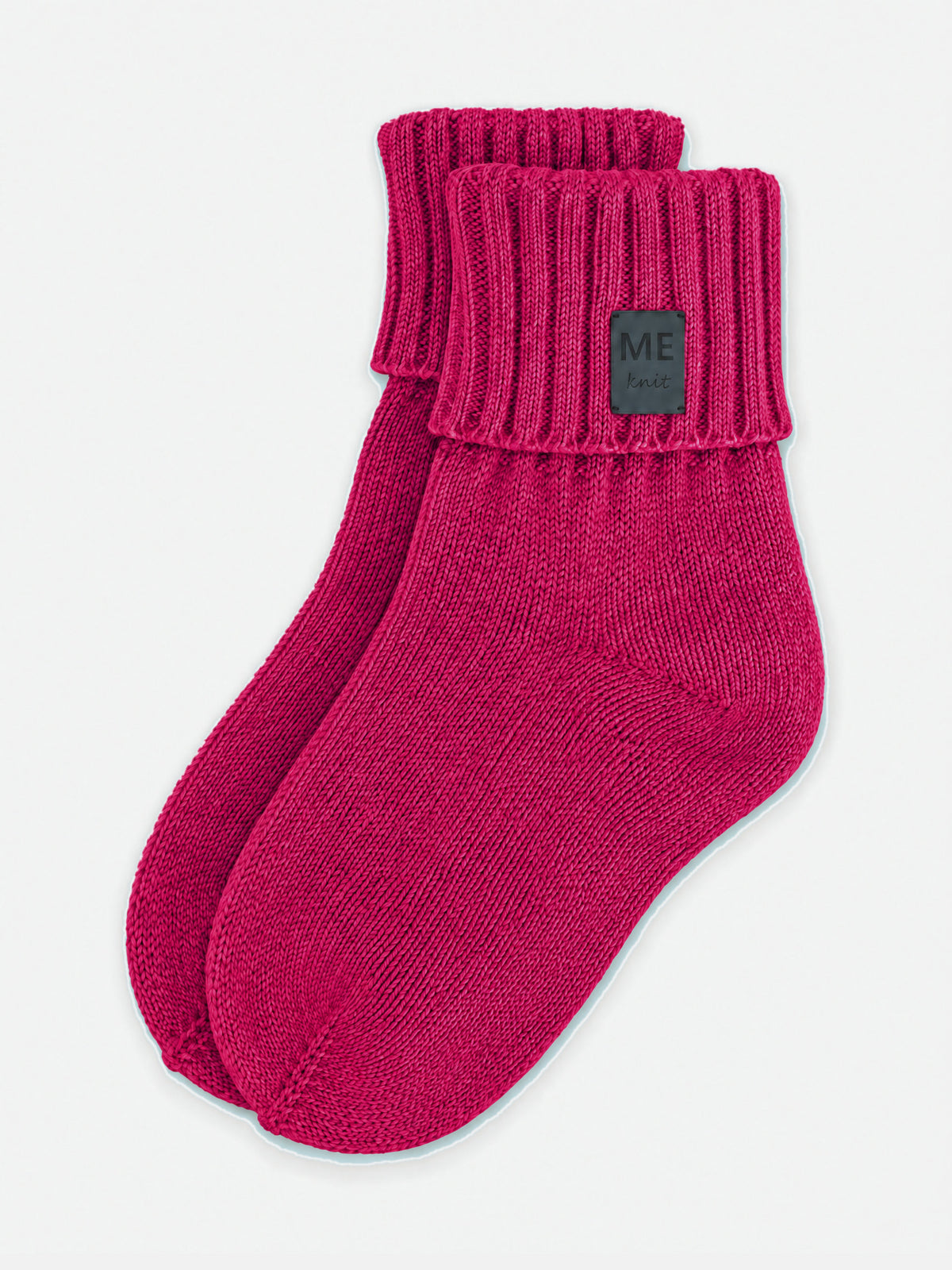 Meriino sokid, fuksia – soojad meriinovillased sokid